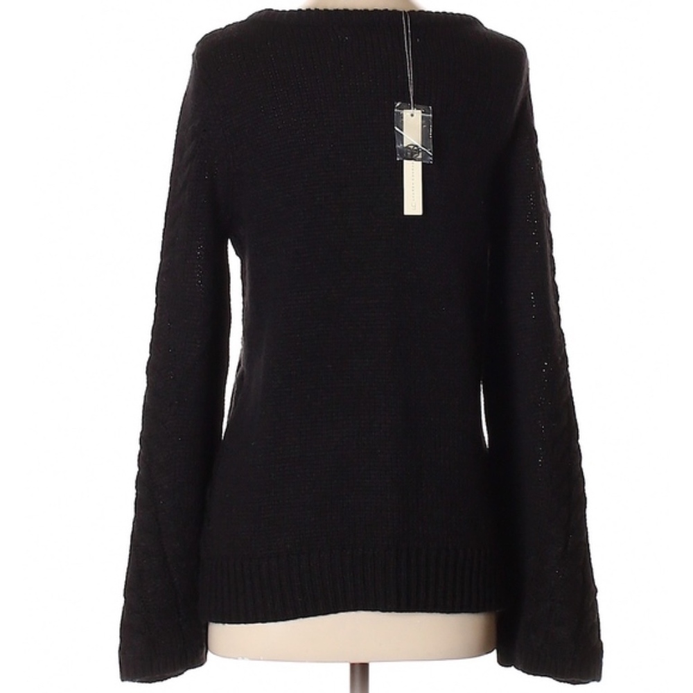 LC Lauren Conrad Cable Knit Boatneck Sweater New - Picture 4 of 8